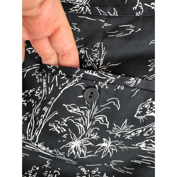 E.P Pro Womens Black & White Sz 8 Safari Print Skort Golf Active Cotton/Spandex - Picture 6 of 16